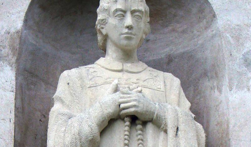 Pomnik przedstawiający wizerunek bł. Karoliny Kózkówny