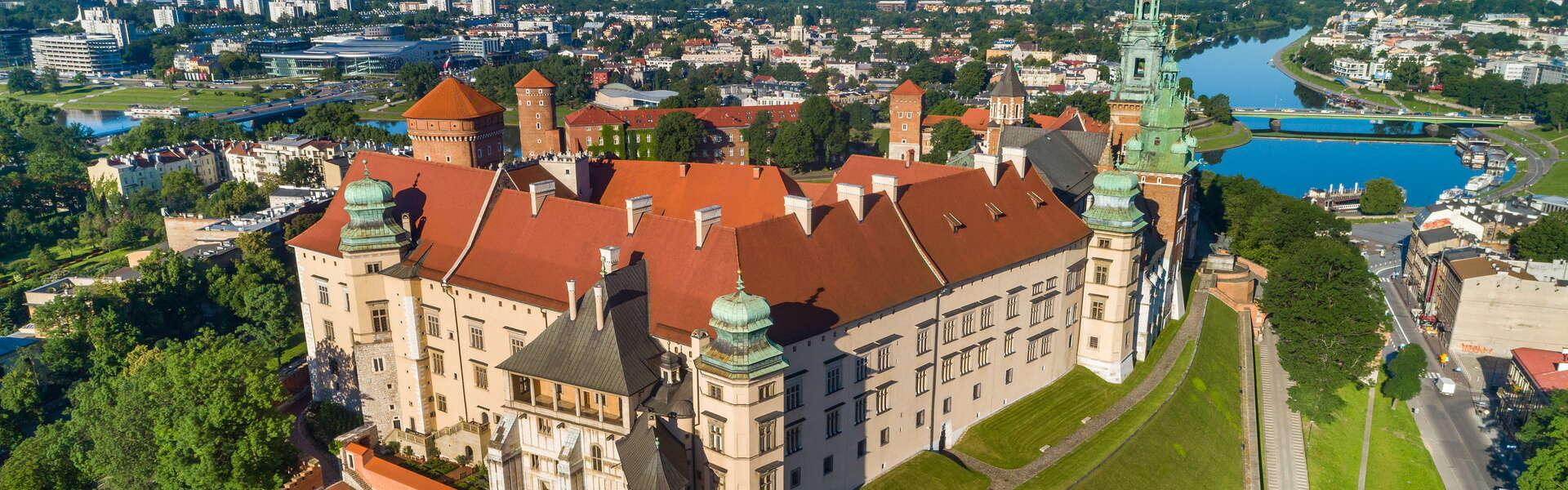 widok na Zamek Królewski na Wawelu